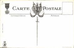 VINTAGE POSTCARD Militaria Fantasy the totos Gabard