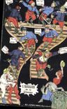 VINTAGE POSTCARD Militaria Fantasy the staircase of the class