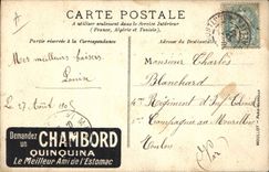 CPA Fantaisie Militaria la corvee