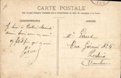 CPA Fantaisie Militaria Contre appel Fantome 