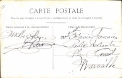 CPA Fantaisie Militaria Marche d'epreuve La derniere pause 