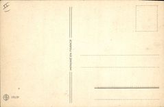 VINTAGE POSTCARD Fantasy Militaria Woman Train