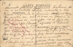 VINTAGE POSTCARD Fantasy Militaria French Marine