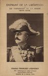 CPA Fantaisie Militaria Emprunt de la Liberation Vainqueurs de la Marne General Franchet d'Esperey