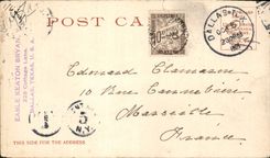 VINTAGE POSTCARD Far West Cow Servant boy Indians Pueblo Pottery venders