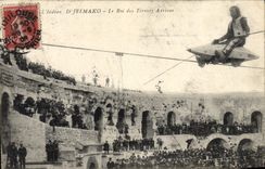 CPA Far West Cow Boy Indiens L'indien D'jelmako Le roi des Tireurs aeriens 