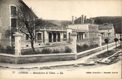 VINTAGE POSTCARD Tobacco Cahors Tobacco factory