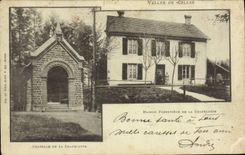 VINTAGE POSTCARD Drill Valley of Those House forestiere of Chapelotte