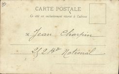 VINTAGE POSTCARD Drill Valley of Those House forestiere of Chapelotte