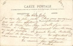 VINTAGE POSTCARD Foret Alzau the house of the guard the Drain leading water has Lampy