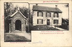 VINTAGE POSTCARD Drill Collars of the Vosges House forestiere of Chapelotte between Those on Plain and Badonviller