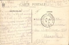 VINTAGE POSTCARD Drill Collars of the Vosges House forestiere of Chapelotte between Those on Plain and Badonviller