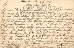 VINTAGE POSTCARD Foret Conquet Maison of the guard Laughs of the Black Mountain