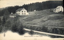 VINTAGE POSTCARD Drill House forestiere of High Valtin