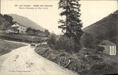 VINTAGE POSTCARD Drill the Vosges Valley of Chavons House forestiere of Labbe Hedge