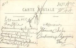 VINTAGE POSTCARD Drill the Vosges Valley of Chavons House forestiere of Labbe Hedge