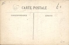 CPA Foret Montigny Foret de Roumare Ligne forestiere Verte Pierre megalithique au fond maison du garde 