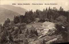 CPA Foret Ballon d'Alsace Plain du Canon Maison forestiere 