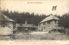 VINTAGE POSTCARD Drill Collars of the Vosges At the House forestiere of Praye Close to the collar of Praye close to the lake to Maix and on the way