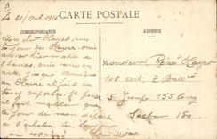 VINTAGE POSTCARD Boat Steamer Le Havre the Deck chair France