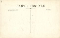 VINTAGE POSTCARD Boat France by heavy sea in the Gulf of Lion