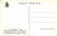 CPA Bateau Paquebots mixtes Ferdinand de Lesseps Pierre Loti La Bourdonnais Jean Laborde 