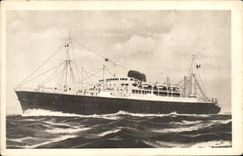 CPA Bateau Paquebots mixtes Ferdinand de Lesseps Pierre Loti La Bourdonnais Jean Laborde 