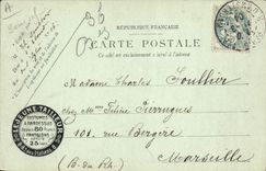 VINTAGE POSTCARD Dieppe Boat France in the piers