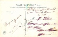 VINTAGE POSTCARD Fantasy Children Yvonne and Janic