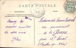 VINTAGE POSTCARD Goat Friendship