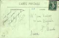 VINTAGE POSTCARD Goat the Dauphine one At the edge of the glacier of Meije