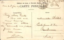 VINTAGE POSTCARD Goat life with the great outdoors