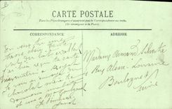 VINTAGE POSTCARD Chevre surroundings of the Mount Gilds a refreshment bar in the mountain