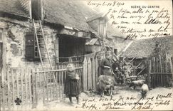 CPA Scenes du Centre L'arche de Noe Enfant