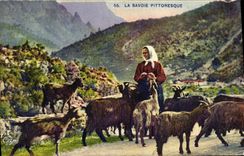 VINTAGE POSTCARD Goat Savoy