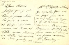 VINTAGE POSTCARD Goat Gitzi auf Besuch