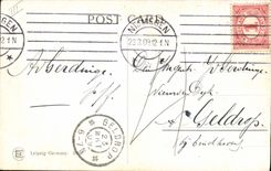 VINTAGE POSTCARD Goat