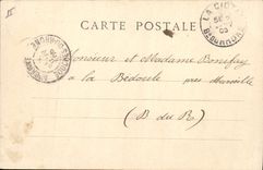 VINTAGE POSTCARD Goat Bicquot Child and Bicquette Raising of high school