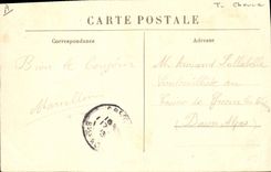 VINTAGE POSTCARD Goat edges of the Lake Issarles and Mezenc the Cevennes