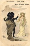CPA Fantaisie Illustrateur Lami Collection de la Creme Simon Hamlet et Ophelie