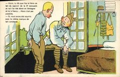 VINTAGE POSTCARD Fantasy Militaria Spahn