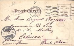 CPA Far West Cow Boy A Pueblo Indian woman