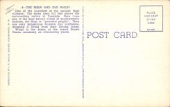 CPA Far West Cow Boy The Mesa and old Walpi