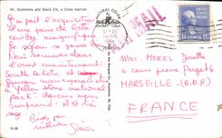 MODERN CARD Far West Cow Boy MT Rushmore and Black Elk has Siox warrior Indiens