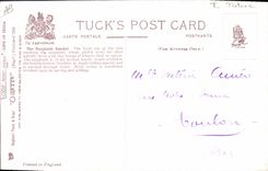 VINTAGE POSTCARD Tobacco The Narghileh smoker Morocco