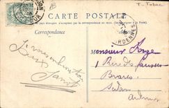 VINTAGE POSTCARD Dijon Tobacco the night Tobacco factory