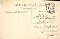 VINTAGE POSTCARD Tobacco Man with the cigarette