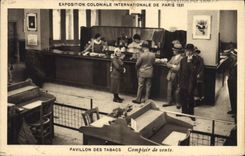 CPA Tabac Exposition coloniale internationale 1931 Pavillon des tabacs Comptoir de vente 