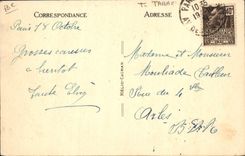 VINTAGE POSTCARD Tobacco Fair colonial international 1931 House of the tobaccos Common sales agency