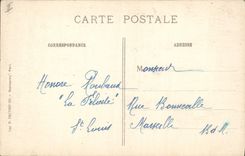 VINTAGE POSTCARD Drill In Argonne the house forestiere of the Furnace of the monks